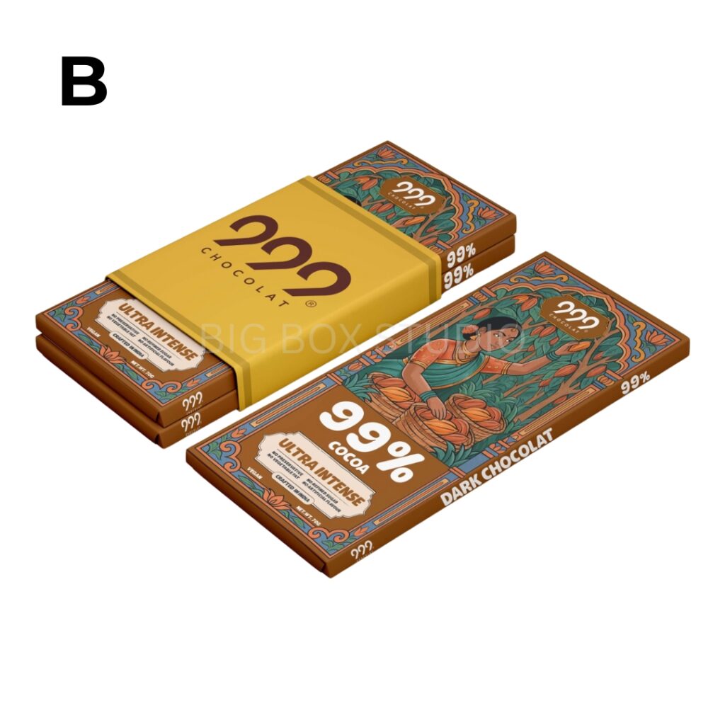 999 chocolat - Package Design 99% Cocoa