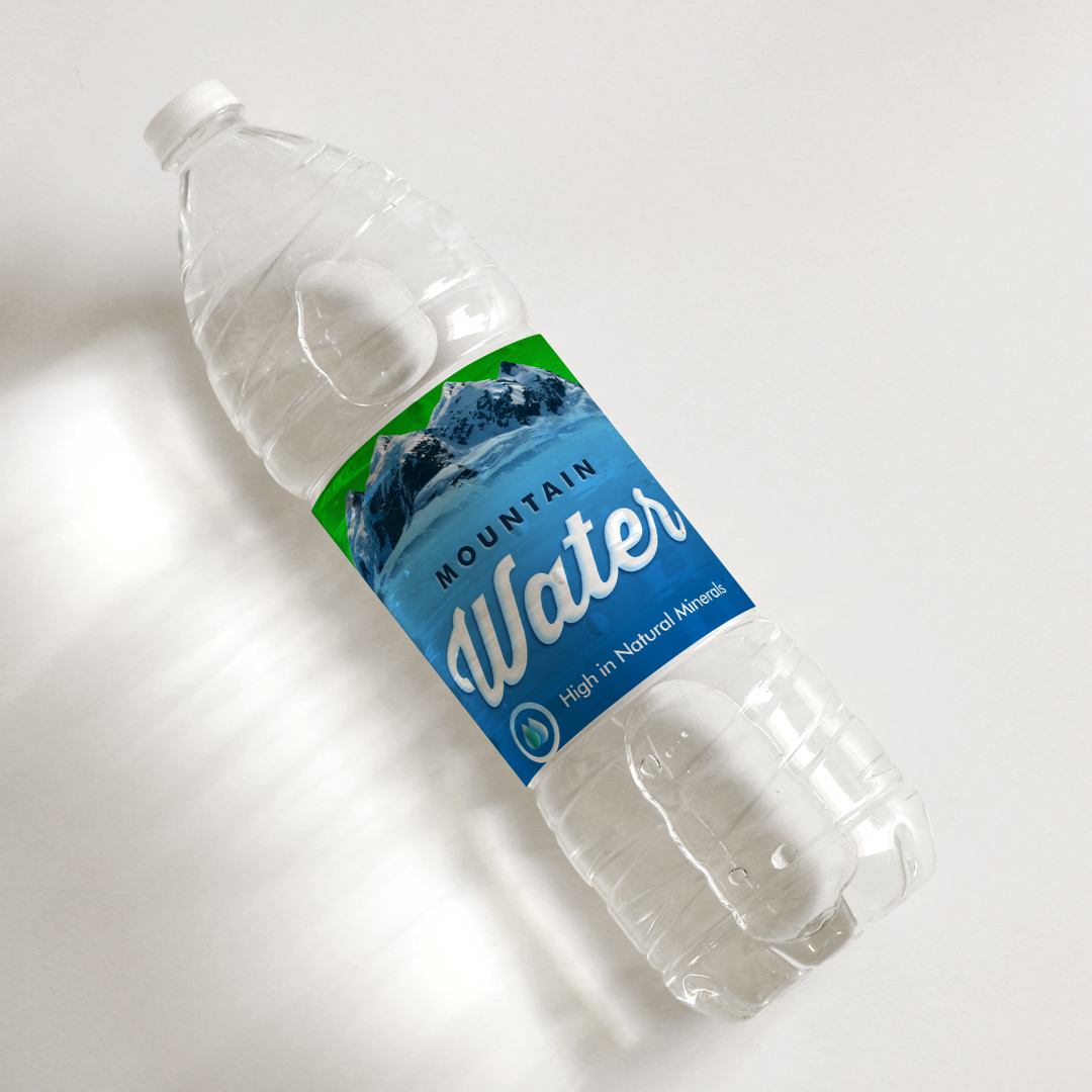 Water Bottle Branding and Packaging Design