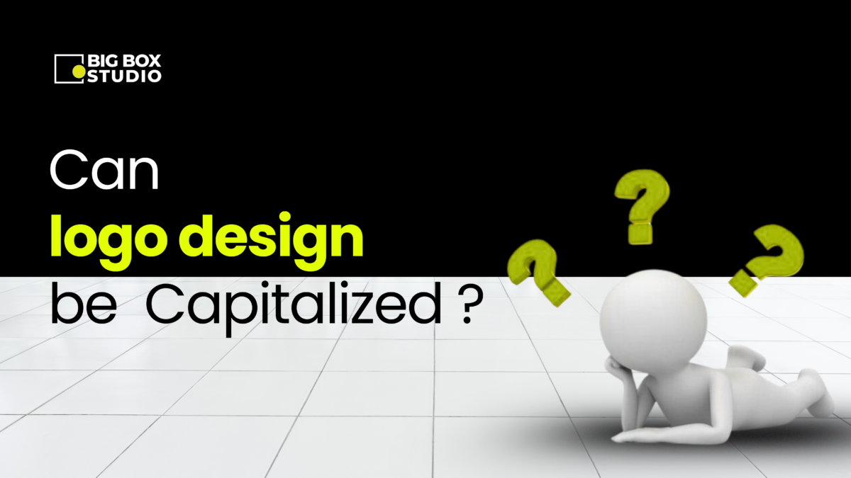 Can logo design be Capitalized?