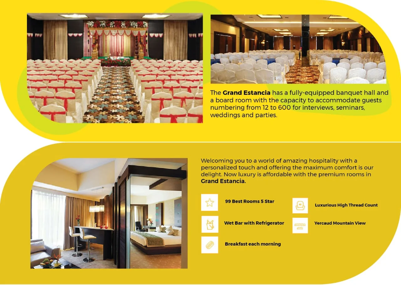 Grand Estancia fully equippend banquet hall
